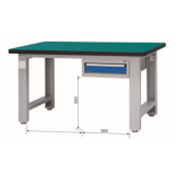 重型工作臺(tái)帶單抽(40mm復(fù)合臺(tái)面)，E-XTG1575+XB10-1TG(G)