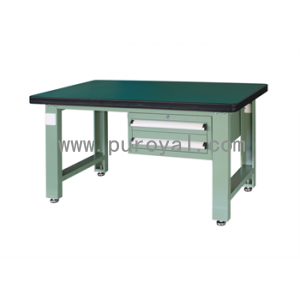 重型工作臺帶雙吊抽(50mm復(fù)合臺面)，XFH-1520